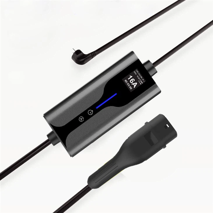 3KW 16A Type 2 Niveau 2 Chargeur de voiture électrique portable