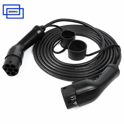 Câble de chargement 32A 22KW Type2 à Type2 EV